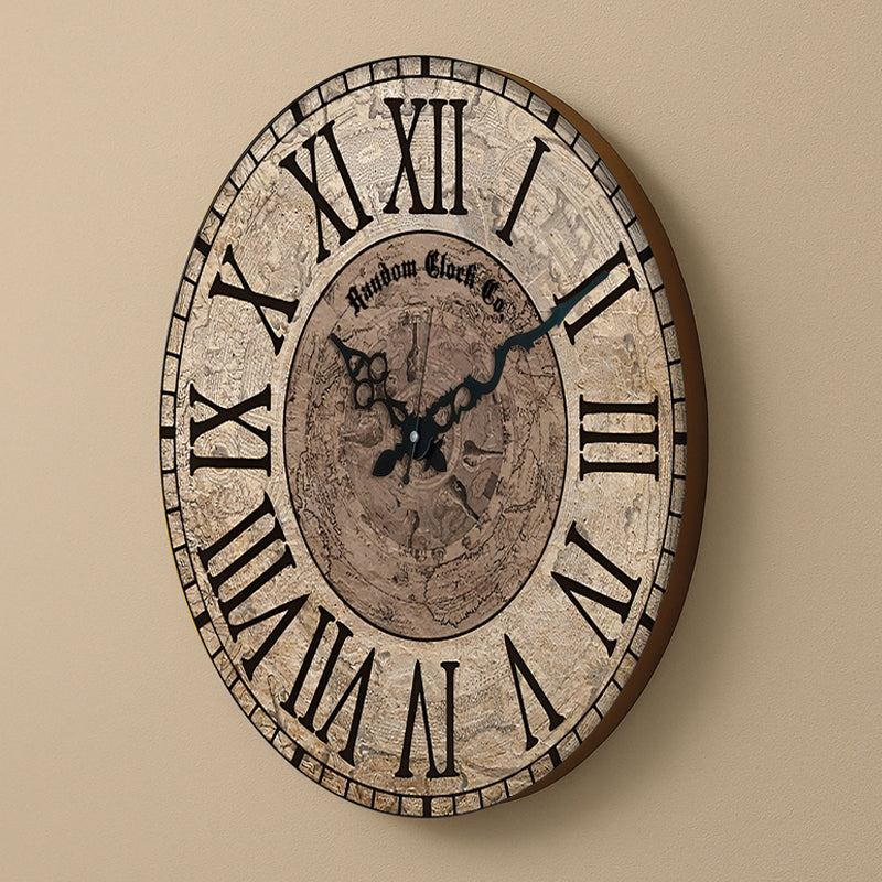 Forenza Wood Analog Wall Clock media 7