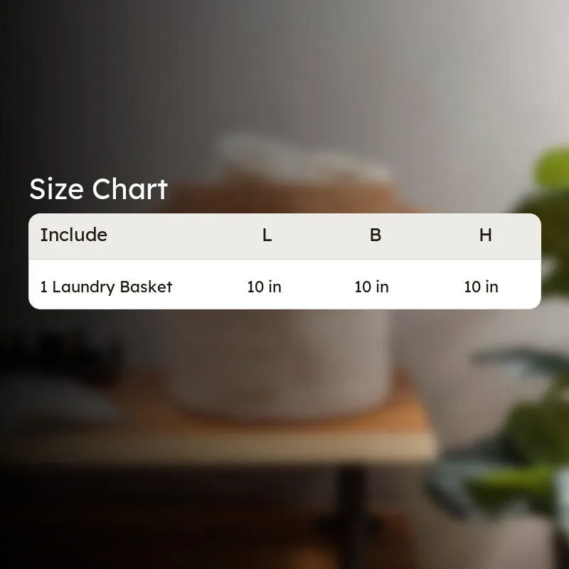 Evana Natural Fiber Laundry Basket media 5