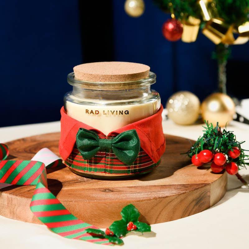 Jolly Santa - Scented Double Wick Candle Jar media 4