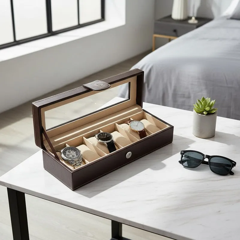 SpaceNest Faux LeatherStorage Box media 1