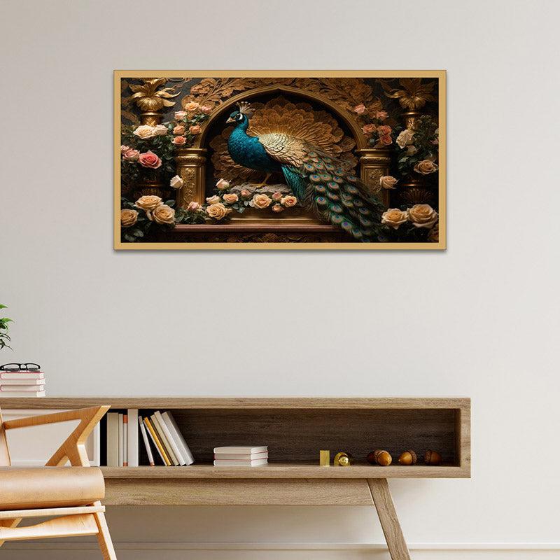 Mayoora Palace Wall Painting With Frame