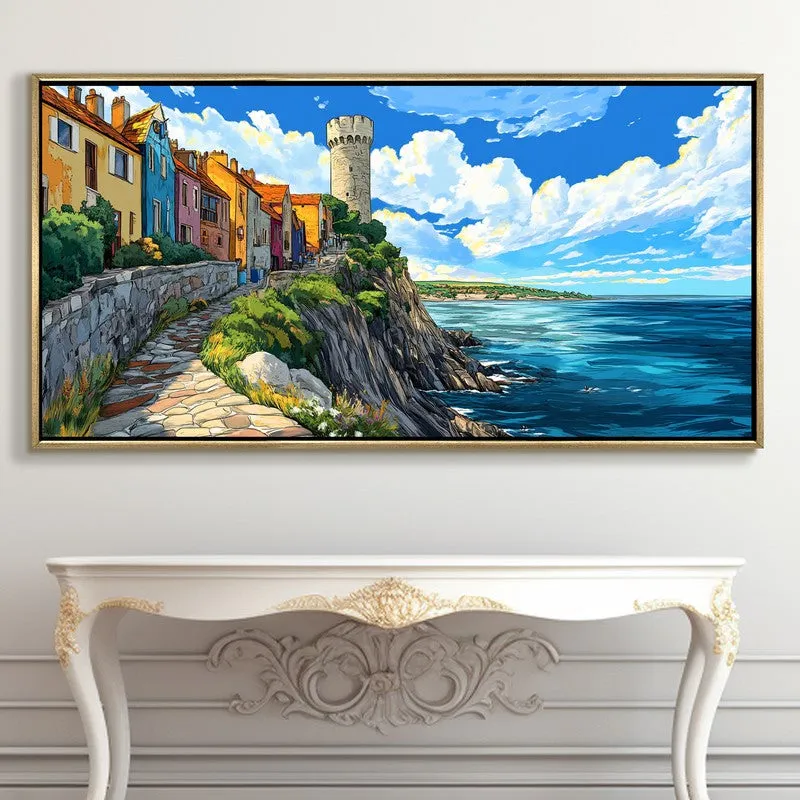 Bastion Canvas Wall Painting With Frame media 5