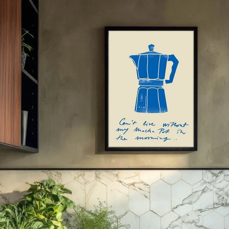 CaffeineKettle Archival Canvas Wall Art - Black media 3