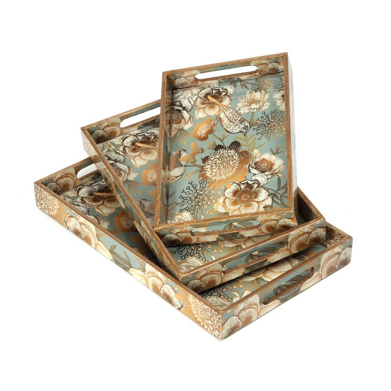 Ashton Dining Serving Tray With Cutlery Holder - Four Piece Set media 5