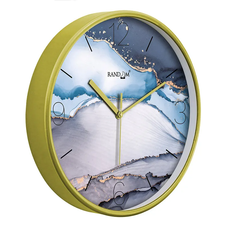 Veins Of Gold Plastic Wall Clock media 4