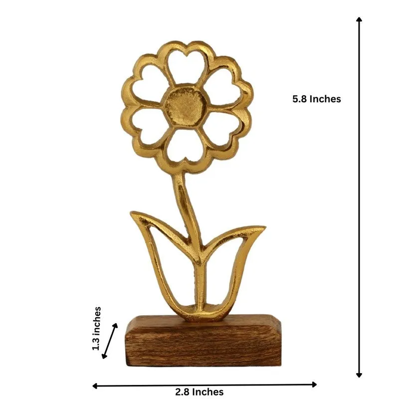 Daisy Aluminum Glow Table Showpiece media 7
