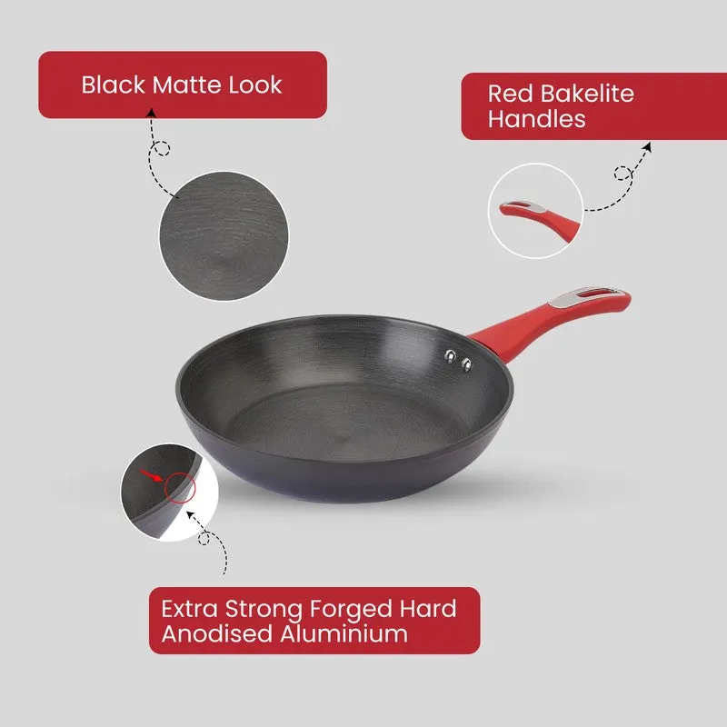 Salford Forged Hard Anodised Frypan (Black) - 1800 mL media 7