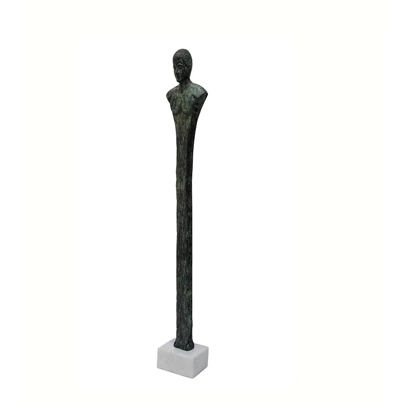 French Sculpt Aluminium Showpiece - Green media 4