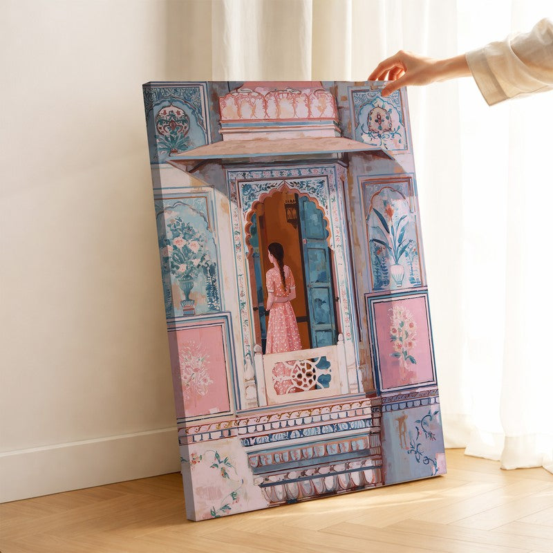 The Haveli Window Canvas Wall Art & Paintings