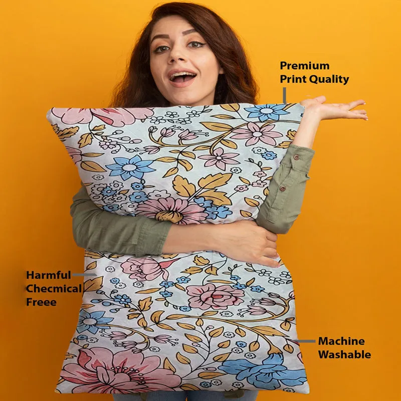 Lily Charm Cotton Pillow Cover - Set Of Two media 4