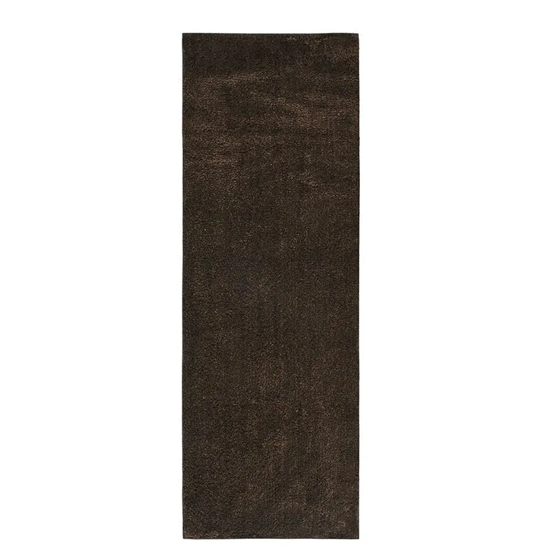 Relma Anti Skid Cotton Runner Rug (Coffee) - Two Piece Set media 4