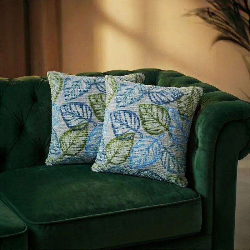 EdenPetals Cushion Covers (Blue) - Set Of Two media 1