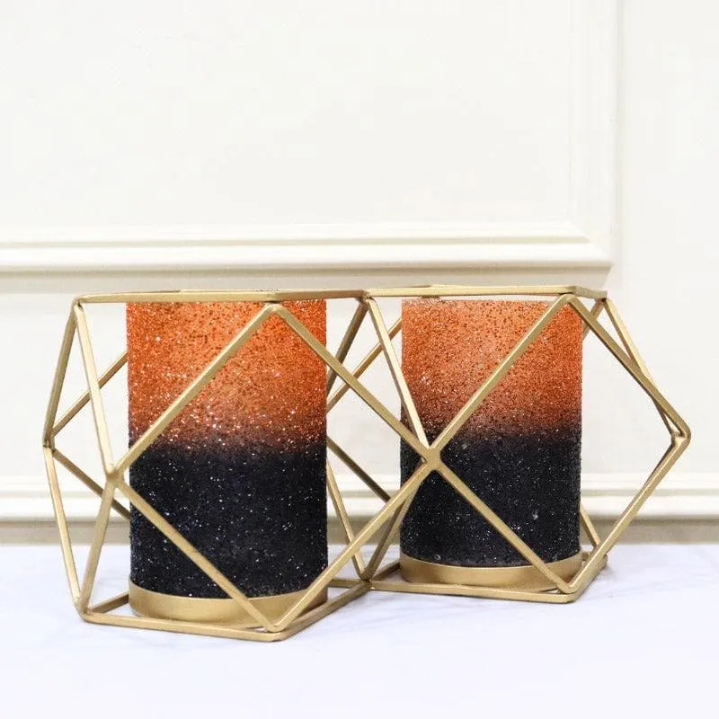Suzette Double Votive - Orange media 3