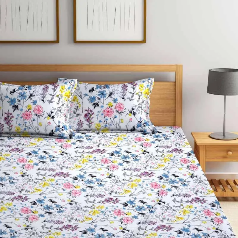 Emily Printed Bedsheet - 150 GSM media 4