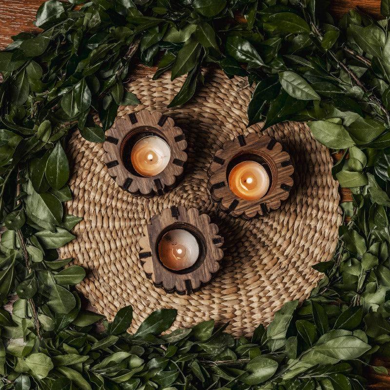 Troya Tealight Holder - Set Of Three media 4