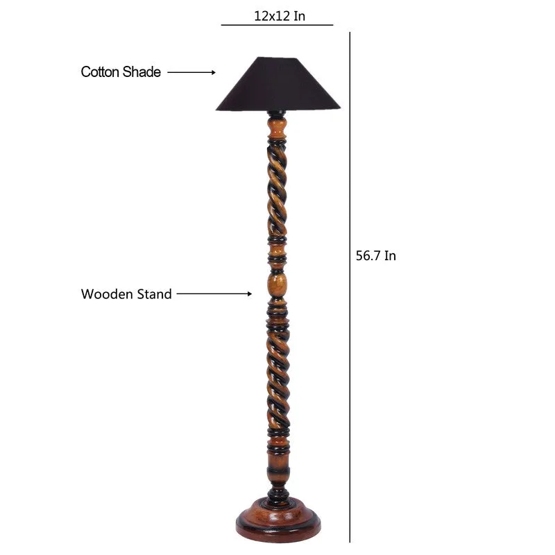 Majestic Aura Floor Lamp (Black) media 7