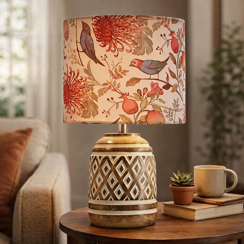 BirdVista Wooden Table Lamp