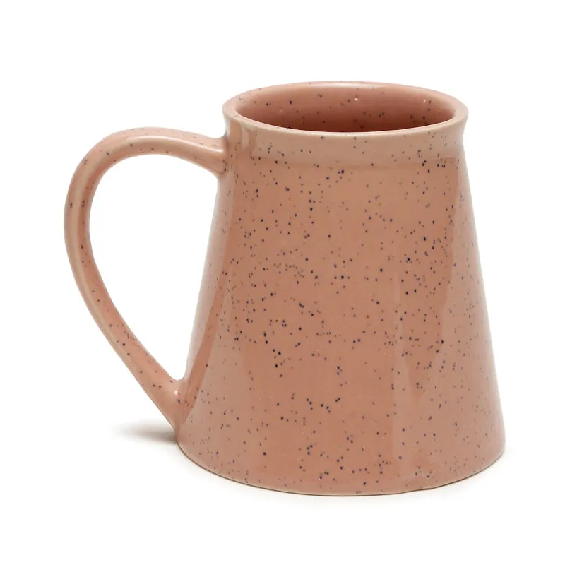 Mocha Ceramic Coffee Mug (300 mL Each,Pink) - Set Of Two media 6