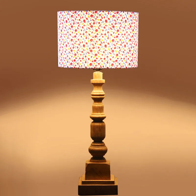 Fleura Arbor Wooden Table Lamp - Multicolor media 5