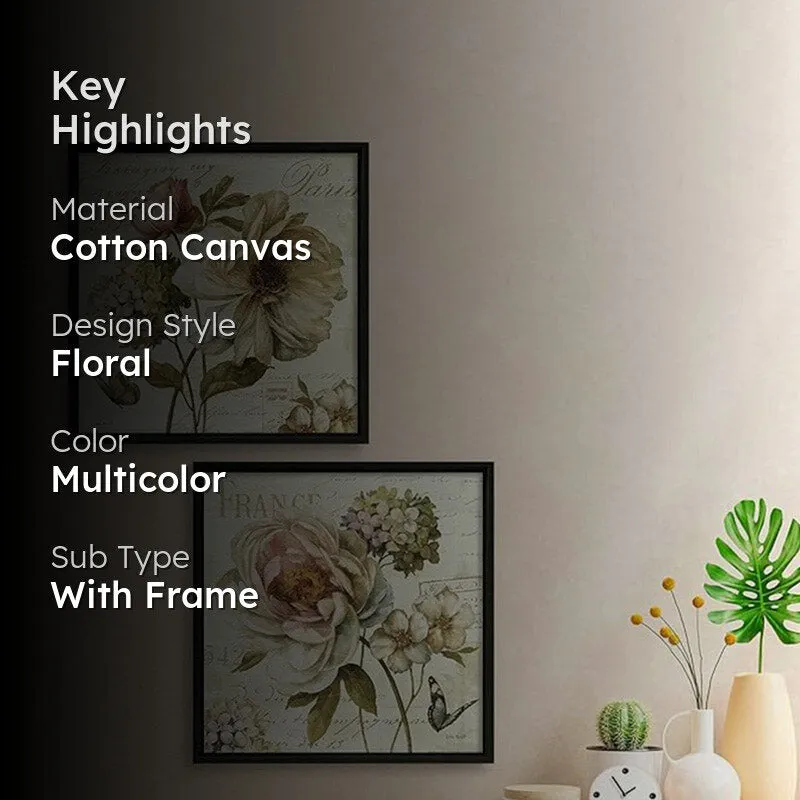 Bailey Floral Wall Art - Set Of Two media 2