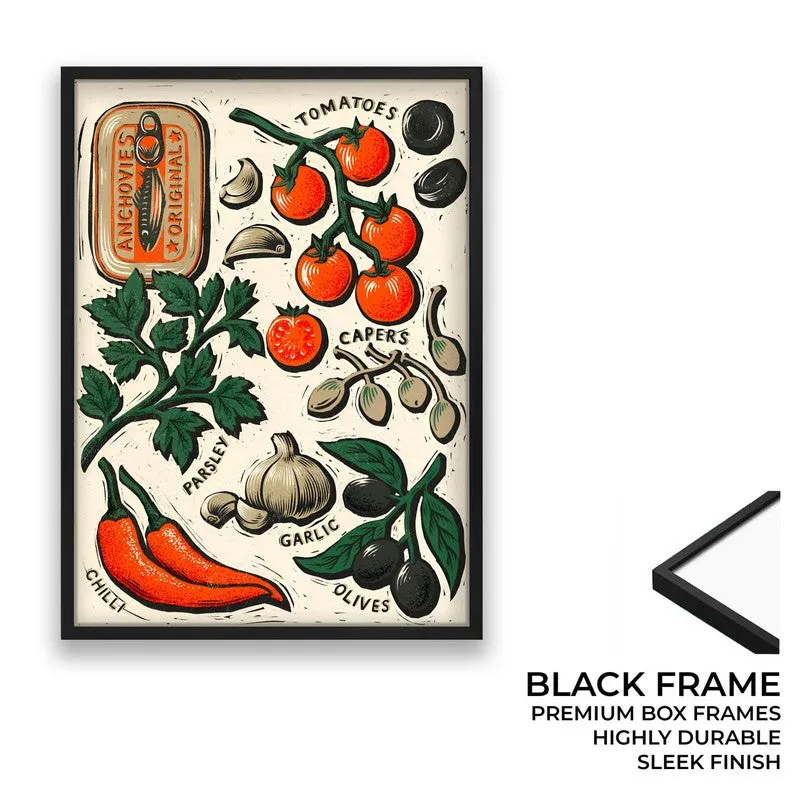 Flavour & Story Archival Canvas Wall Art - Black media 8