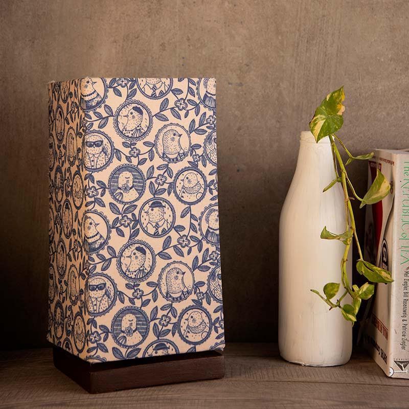 Bird Bae Fabric Table Lamp - Multicolor media 3