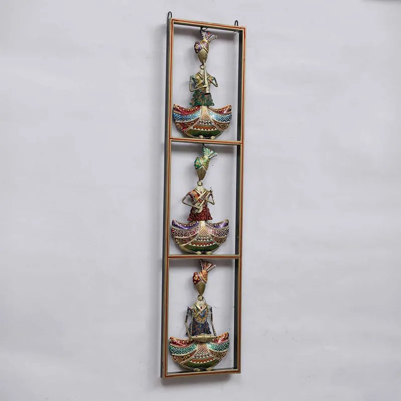 Gilded Tribal Form Iron Wall Accent media 3