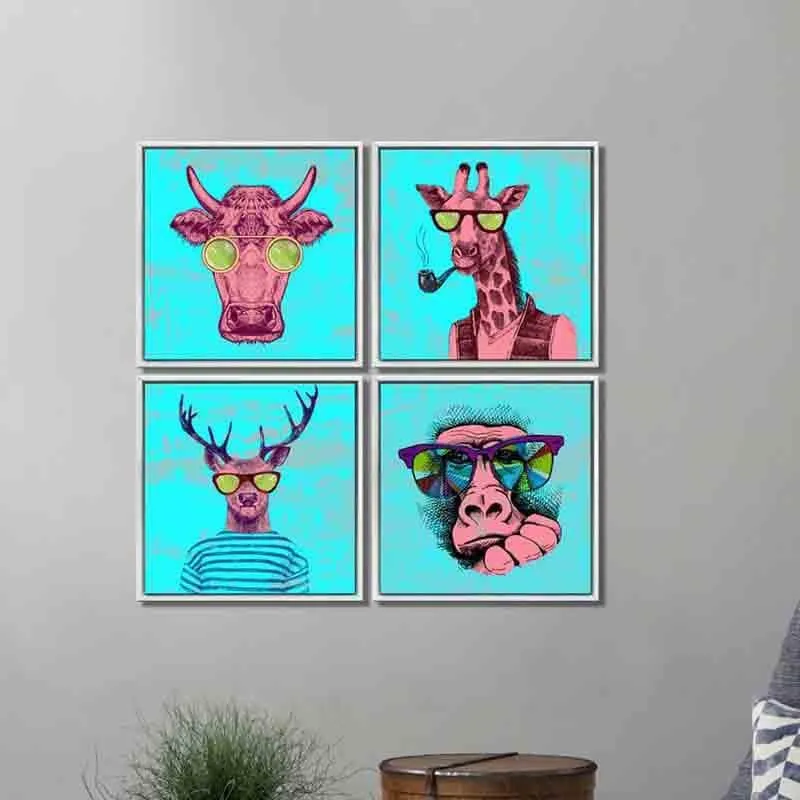 Rappers Poly Canvas Wall Art - Set of Four media 1