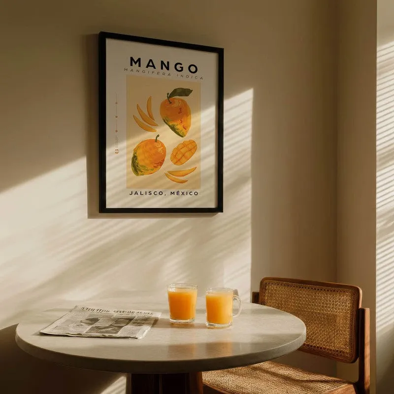 MangoFarm Archival Canvas Wall Art - Black media 5