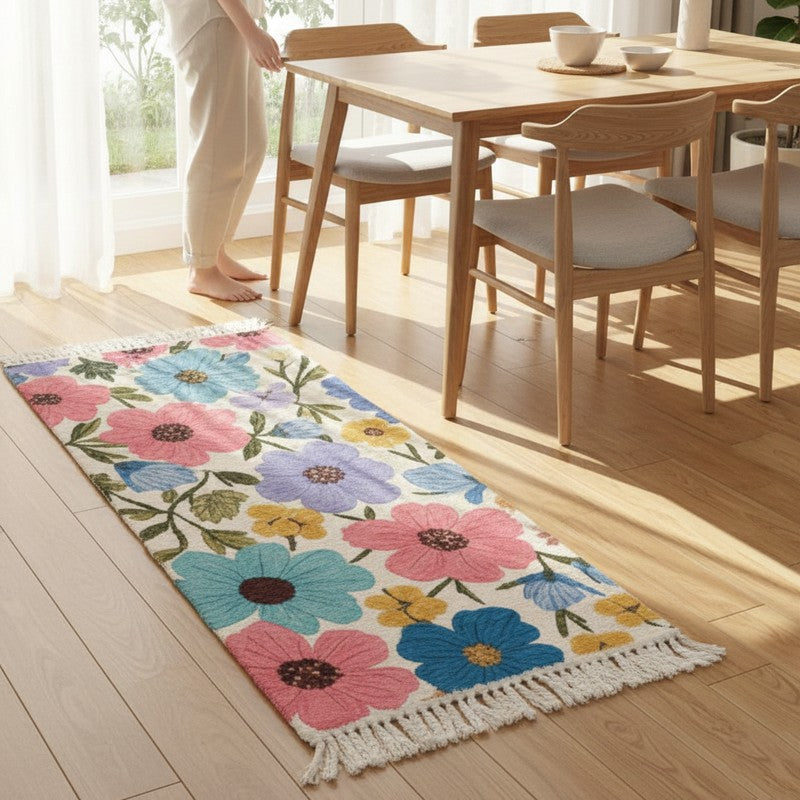 Wildflower Garden Runner Rug - 2 x 5 ft