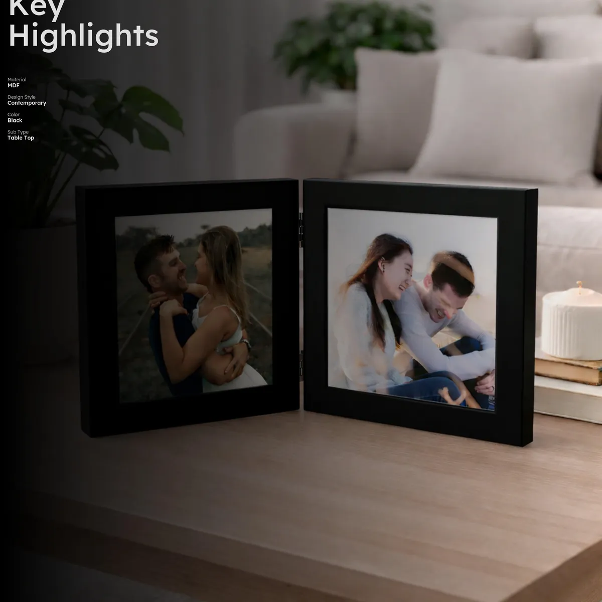 MonoCraft MDF Photo Frame - Black media 2