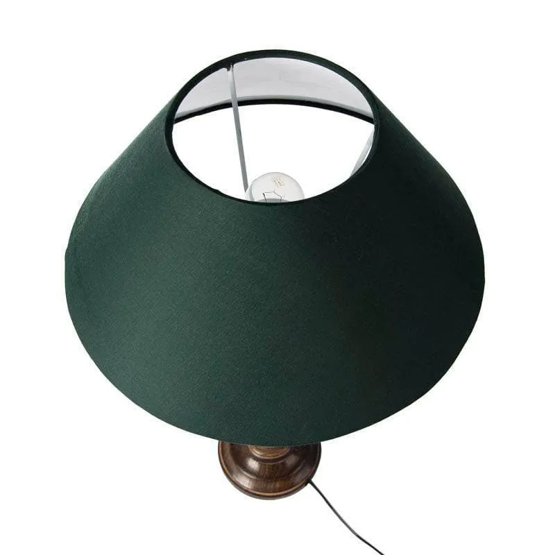Mabel Antique Fabric Table Lamp - Green,Brown media 3