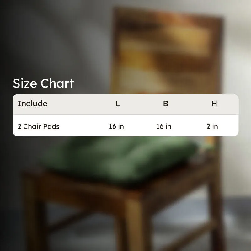 Sylvia Chair Pad (Light Green) - Set Of Two media 5