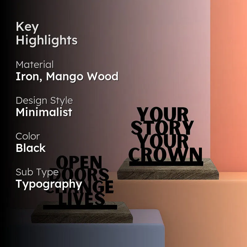 Your Story Showpiece - Set Of Two media 2