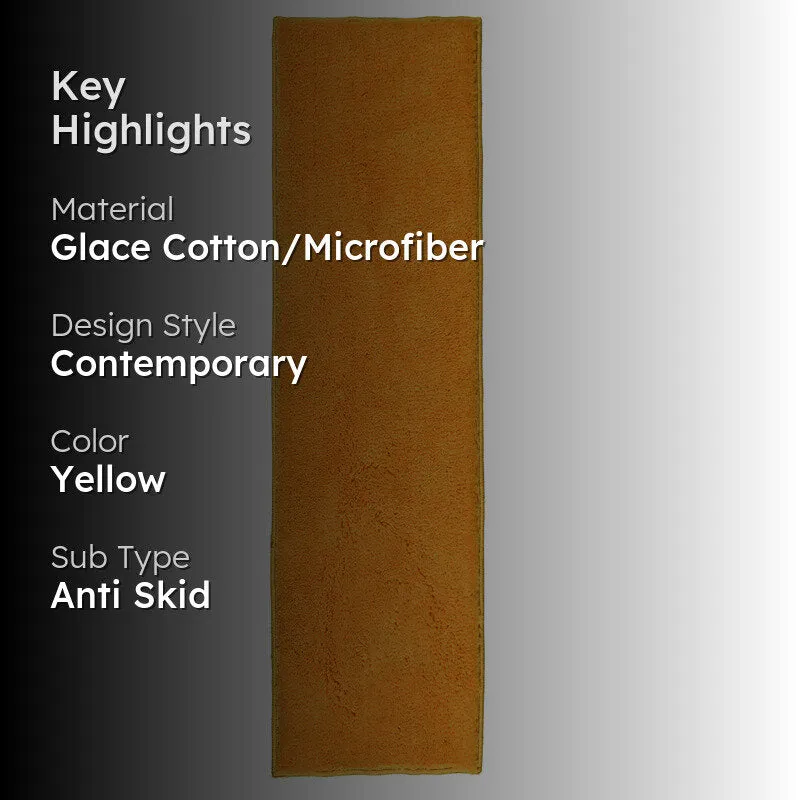Velstro Micro Fiber Runner Rug - Yellow media 2