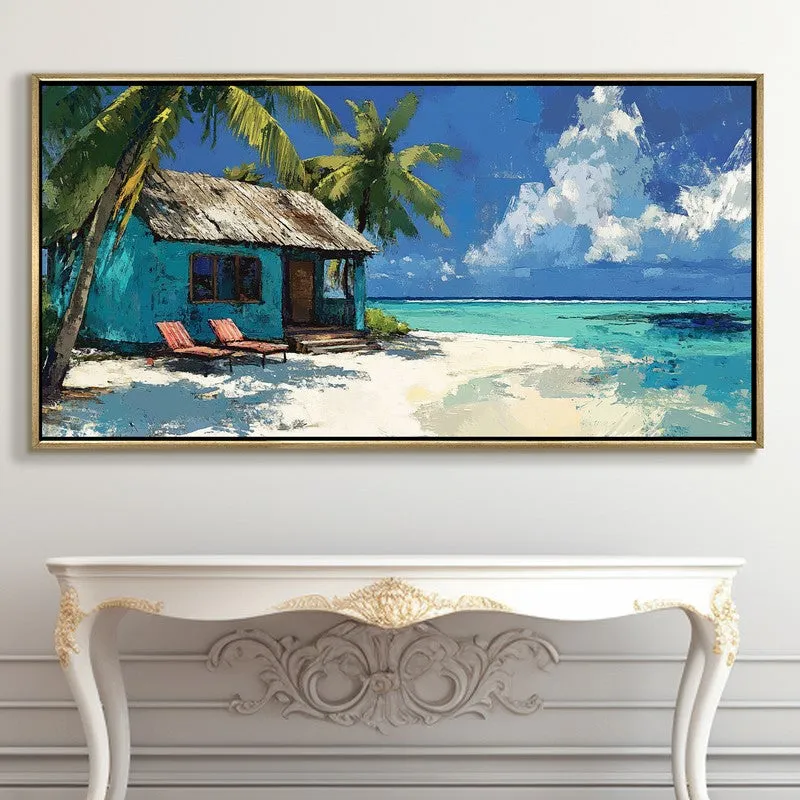 Casita Canvas Wall Painting With Frame media 5