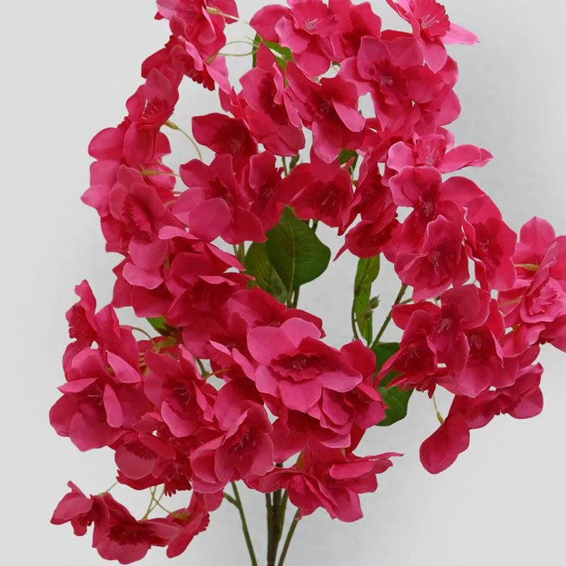 Faux Everlasting Daffodil Flower Stick - Red media 3