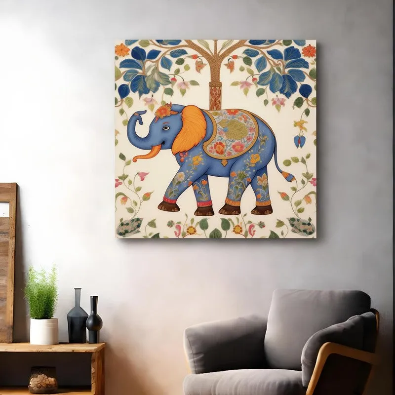 Indian Regal Tusker Canvas Wall Art media 5