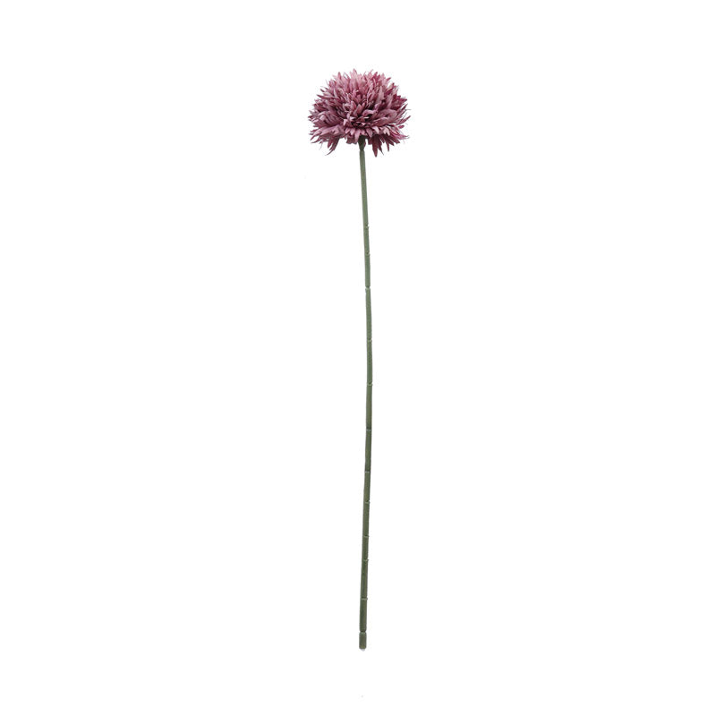 Artificial Realistic Chrysanthemum Flower Stick (Purple) - Set Of Six media 5