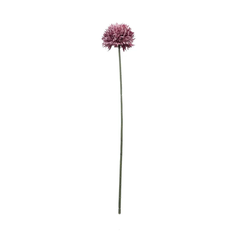 Artificial Realistic Chrysanthemum Flower Stick (Purple) - Set Of Six media 5