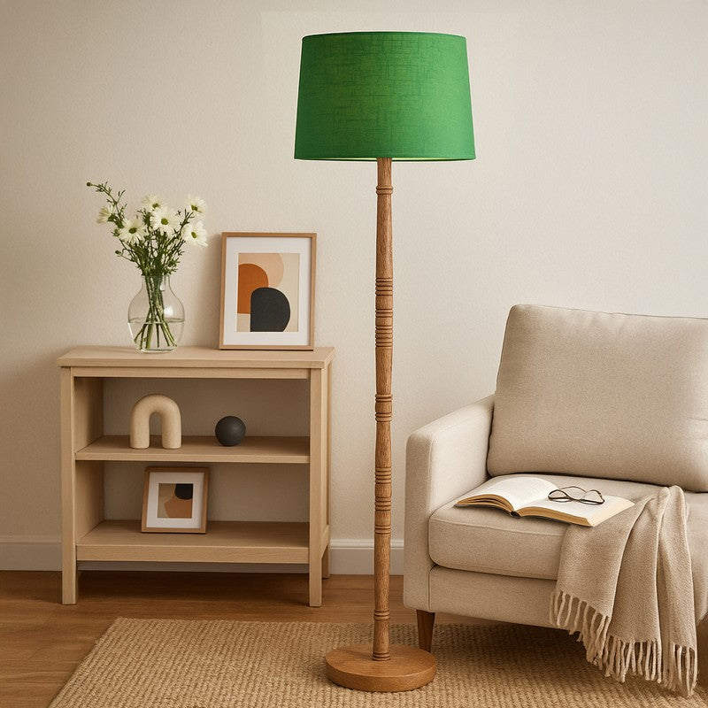 Elfin Neo Wooden Floor Lamp - Green media 3