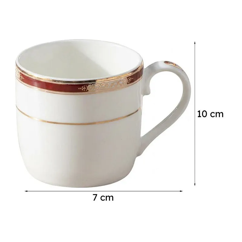 Ija Porcelain Tea Cup (200 mL Each) - Set of Six media 8