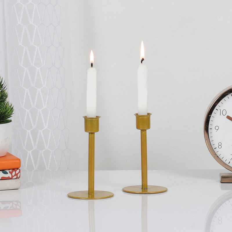 LumiStack Aurum Candler Holder - Set Of Two