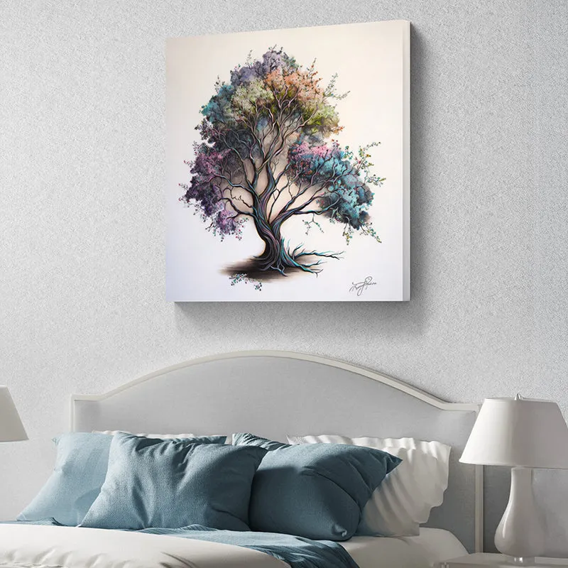 Colours Of Tree Wall Painting media 4