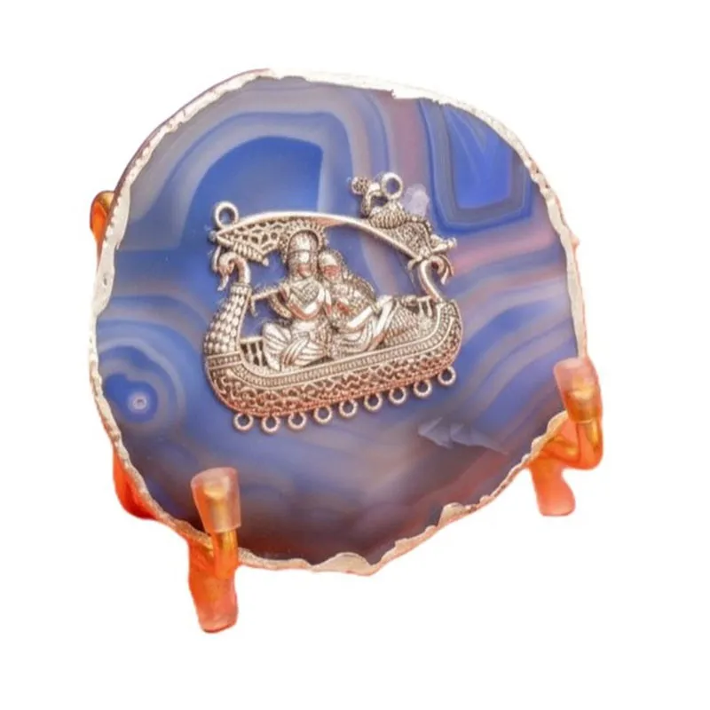 Divine Harmony Radha Krishna Showpiece media 5