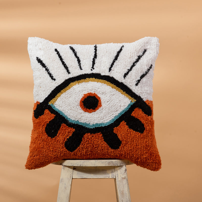 Vision Perfect Tufted Cushion Cover - 18 x 18 Inches