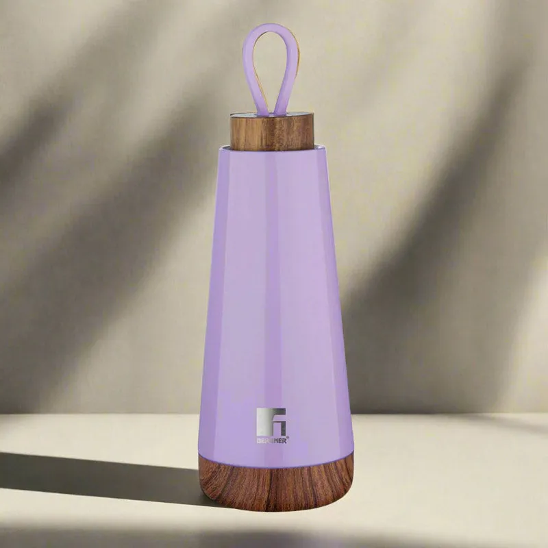 Bergner Walking Fairy Fountain Thermosteel Hot And Cold Flask (Purple) - 500 mL media 5