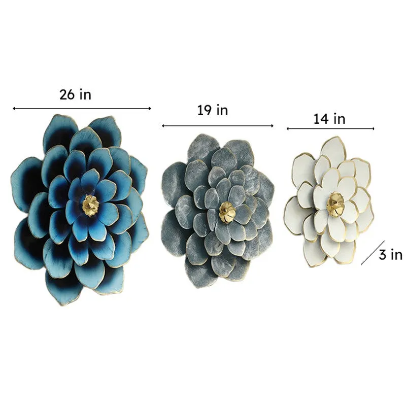 Polar Blooms Metal Wall Accent - Set Of Three media 7