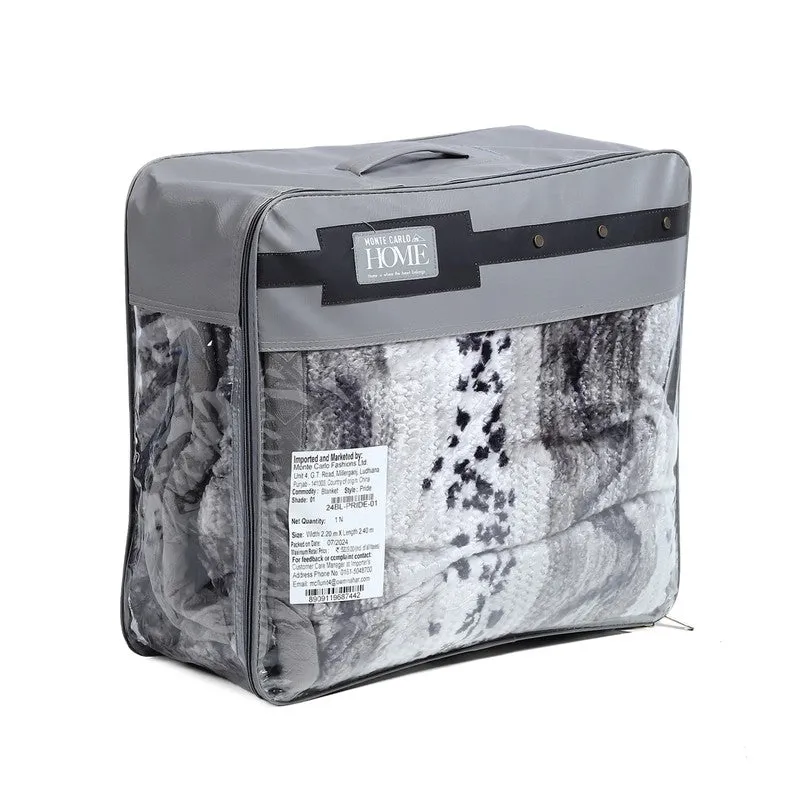 Monte Carlo Monochrome Mirage Blanket - 757 GSM media 7