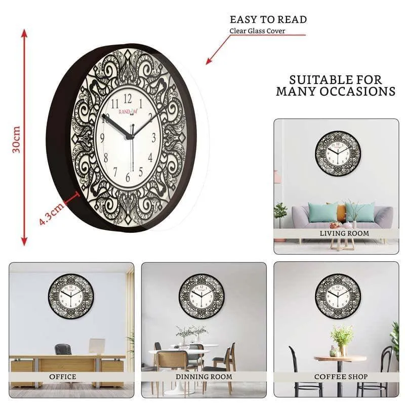 Whirl design Wall Clock media 4